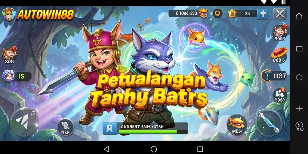 Tampilan gameplay AUTOWIN88 menunjukkan petualangan seru dan menantang.