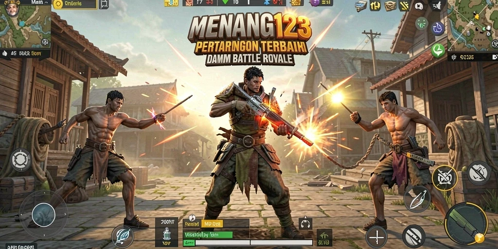 Tangkapan layar gameplay menarik dari MENANG123 Battle Royale.