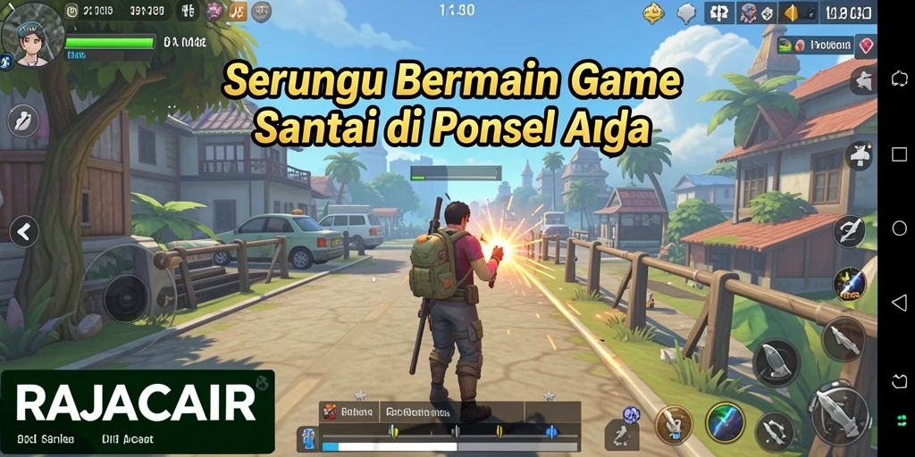 Tampilan utama gameplay RAJACAIR yang seru dan interaktif.