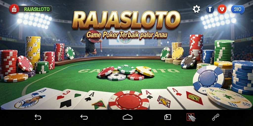 Gameplay seru di RAJASLOTO, nikmati permainan Poker Anda.