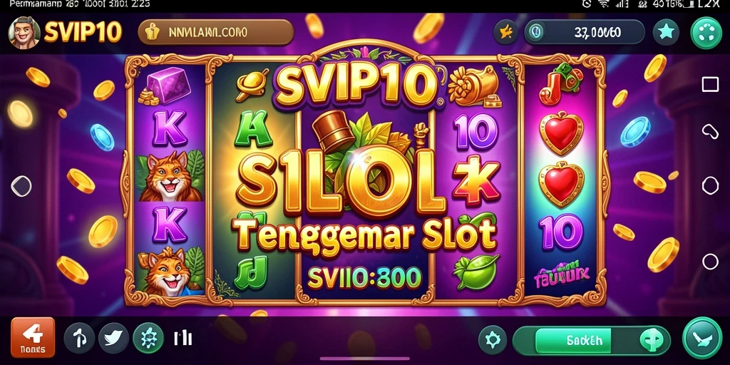Screenshot permainan SVIP10 menampilkan antarmuka yang menarik dan gameplay Slot yang seru.