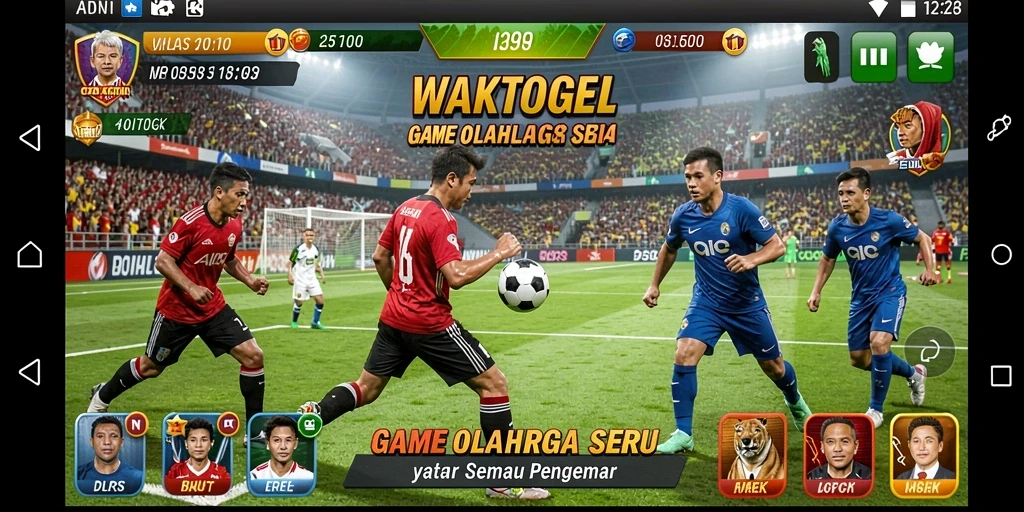 Tampilan gameplay seru dalam WAKTOGEL yang memukau.